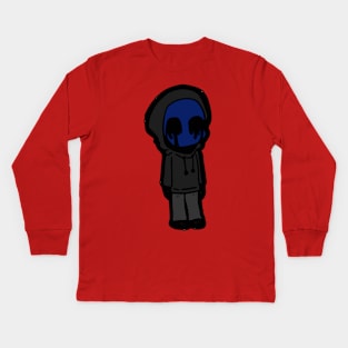 eyeless jack chibi Kids Long Sleeve T-Shirt